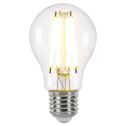 3 ampoules LED à filament A60 standard E27 806lm = 60W blanc chaud Jacobsen
