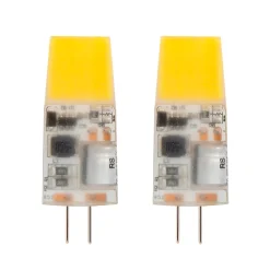2 Ampoules LED G4 180lm=19W blanc chaud Jacobsen