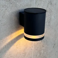 2 Appliques murales solaires HELIO H12cm