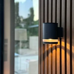 2 Appliques murales solaires HELIO H12cm