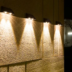 4 Appliques murales solaires KYLA H6cm