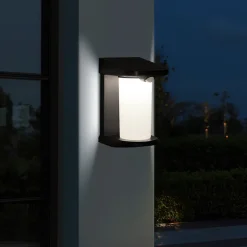 2 Appliques murales solaires LUSTY H18cm