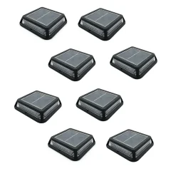 8 Balise solaires carrées QUADRY 12cm 60LM
