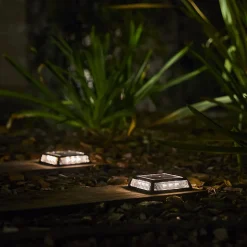 8 Balise solaires carrées QUADRY 12cm 60LM