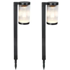 2 Balises solaires à piquer BEAMLIT H58cm