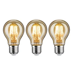 1879 Filament 230 V Ampoule LED E27 3x470lm 3x6W 1700K gradable Doré