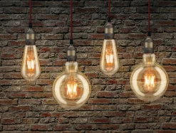 1879 Filament 230 V Globe LED G125 E27 3x170lm 3x2,7W 1700K Doré