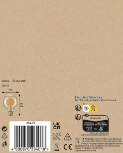 1879 Filament 230 V Globe LED G125 E27 3x170lm 3x2,7W 1700K Doré