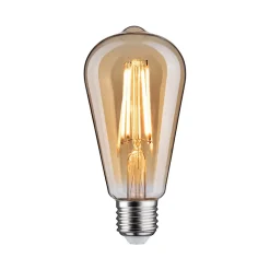 1879 Filament 230 V 3-Step-Dim Ampoules LED Rustika E27 3 Step Dim 470lm 6W 1800K gradable Doré