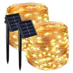 2 Guirlande solaires SKINNY 100 LED 11,5M