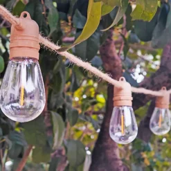 2 Guirlandes solaire FANTASY CORD HYBRID 10 ampoules 7.50M