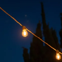 2 Guirlandes solaire FANTASY CORD HYBRID 10 ampoules 7.50M