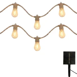 2 Guirlandes solaire FANTASY CORD HYBRID 10 ampoules 7.50M