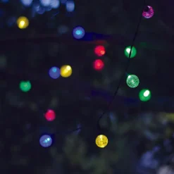 2 Guirlandes solaire FESTY COLOR RGB 20 globes 5.8M