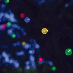 2 Guirlandes solaire FESTY COLOR RGB 20 globes 5.8M