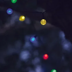 2 Guirlandes solaire FESTY COLOR RGB 20 globes 5.8M