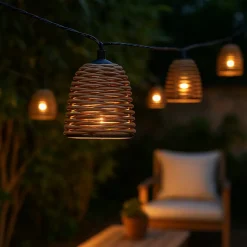 2 Guirlandes solaire FORMENTERA 10 ampoules 3.8M