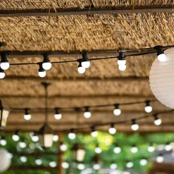 2 Guirlandes solaire PARTY MILKY 10 globes 5.7M