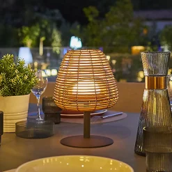 4 Lampe de table sans fil STANDY MINI BOHEME H25cm