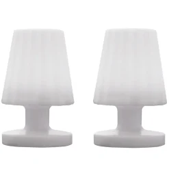 2 Lampes de table sans fil LADY MINI H22cm