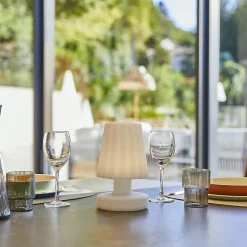 2 Lampes de table sans fil LADY MINI H22cm