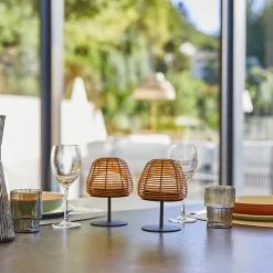 4 Lampes de table sans fil TWINS BOHEME H16cm