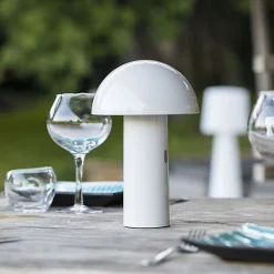 2 Lampes de table sans fil TOD Blanc H28cm