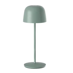 6 Lampes de table SOPHIA Vert + base de chargement