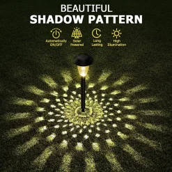 8 Lampes Solaire Exterieur Jardin Lumiere LED Colorée et Lumière Blanche Etanche pour Pelouse Terrasse