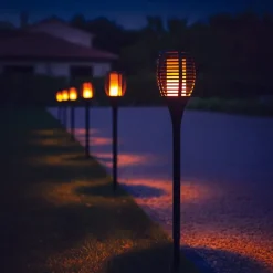 4 mini torches effet flamme MINI MAITY SUN H70cm