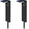 2 Potelets solaires OSTRY H41cm 150LM