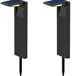 2 Potelets solaires OSTRY H41cm 150LM