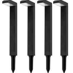 4 Potelets solaires TORLY H49cm 200LM