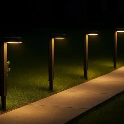 4 Potelets solaires TORLY H49cm 200LM