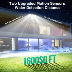 2 Projecteurs solaires sensor FAIRVIEW 700LM