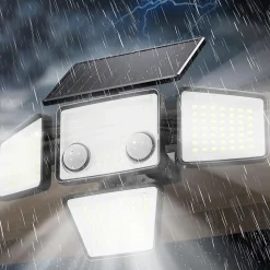 4 Projecteurs solaires sensor FAIRVIEW 700LM