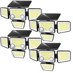 4 Projecteurs solaires sensor FAIRVIEW 700LM