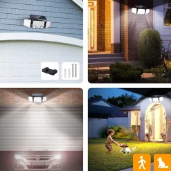 2 Projecteurs solaires sensor RAYLITE 800LM