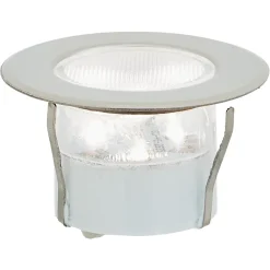 6 Spots à encastrer Hardin LED intégrée 3.6W lumière blanche GoodHome gris chromé