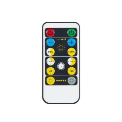 3 spots à pile Bly Bo LED intégrée variation de blancs IP20 80lm 1W Ø8xH.2,5cm blanc GoodHome