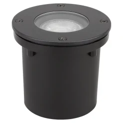 3 spots d'extérieur encastrables Wonsey noir GU10 25W IP65/IP67 Goodhome