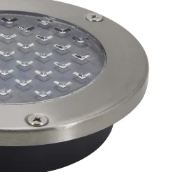 2 spots encastrable solaire Glend IP65 GoodHome lumière bleue