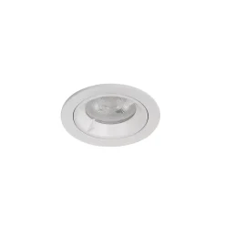 3 spots encastrables Caius GU10 blanc neutre IP44 345lm 4.7W Ø8.5xH.10.1cm blanc GoodHome