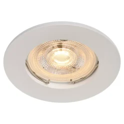 3 spots encastrables GU10 blanc chaud IP20 230lm 3.1W Ø8.2xH.8.7cm blanc