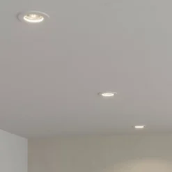 3 spots encastrables GU10 blanc neutre IP20 230lm 3.1W Ø8.2xH.8.7cm blanc