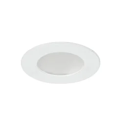 3 spots encastrables Karluk LED intégrée variation de blancs IP65 500lm 6.5W Ø8xH.2,4cm blanc GoodHome