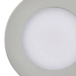 3 spots encastrables Leavitt LED intégrée blanc chaud IP44 300lm 4.5W Ø8.5xH.4.7cm chrome GoodHome