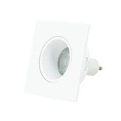 3 spots encastrables LED integrée blanc chaud IP20 2700K 345lm 5W rond Xanlite