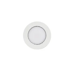 3 spots encastrables Quimby LED intégrée blanc neutre IP20 dimmable 350lm 5.5W Ø8.5xH.5.2cm blanc GoodHome