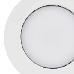 3 spots encastrables Quimby LED intégrée blanc chaud IP20 dimmable 350lm 5.5W Ø8.5xH.5.2cm blanc GoodHome
